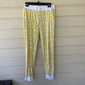 Little Sleepies Yellow Lemon Women's Pajama Pants only medium